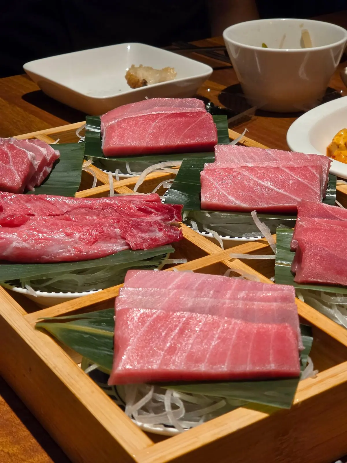 Honmachi, Nonhyeon — a one-man tuna set, ₩55,000 a head