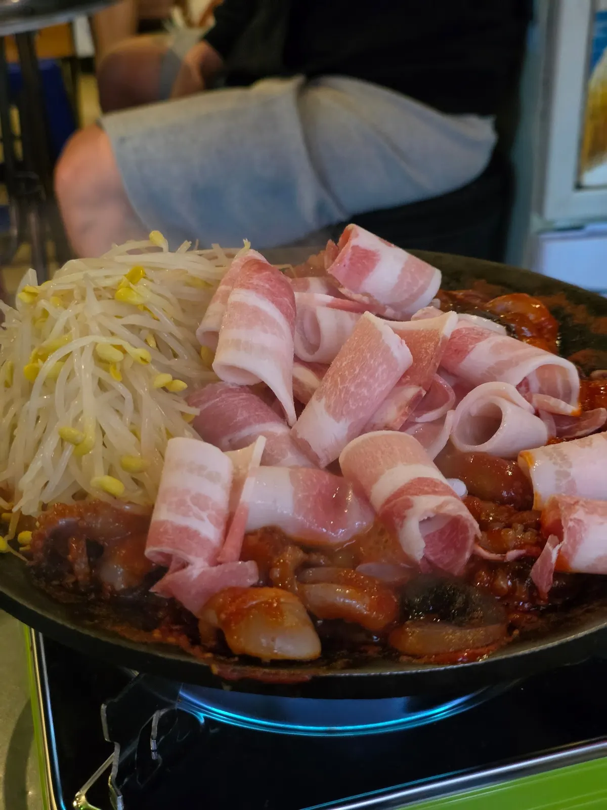 江南辣炒小章鱼五花肉 每人 ₩17,000 — 이대팔쭈꾸미，最后再炒饭 — Idaepal Jjukkumi (이대팔쭈꾸미), Gangnam