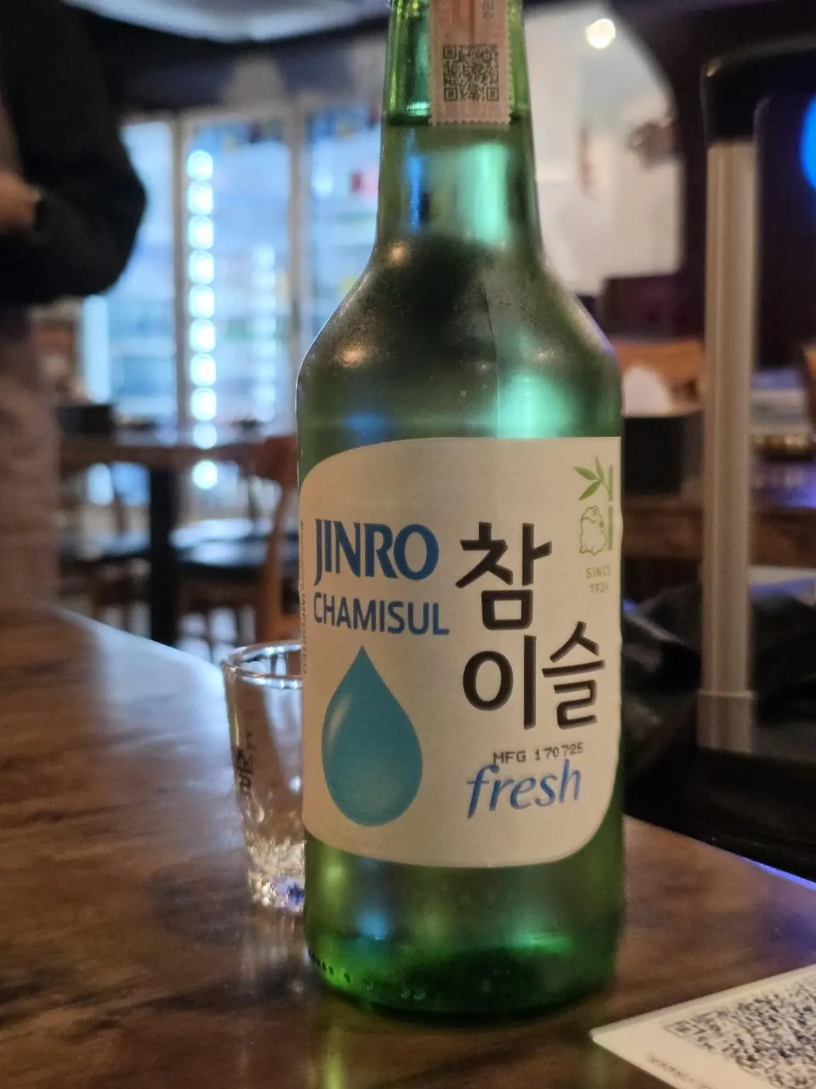 Chamisul, set down first — WuRim Korean Slow Food (우림), Bangkok