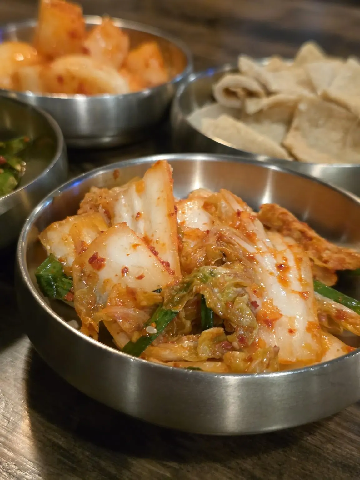 The kimchi I kept eating — WuRim Korean Slow Food (우림), Bangkok