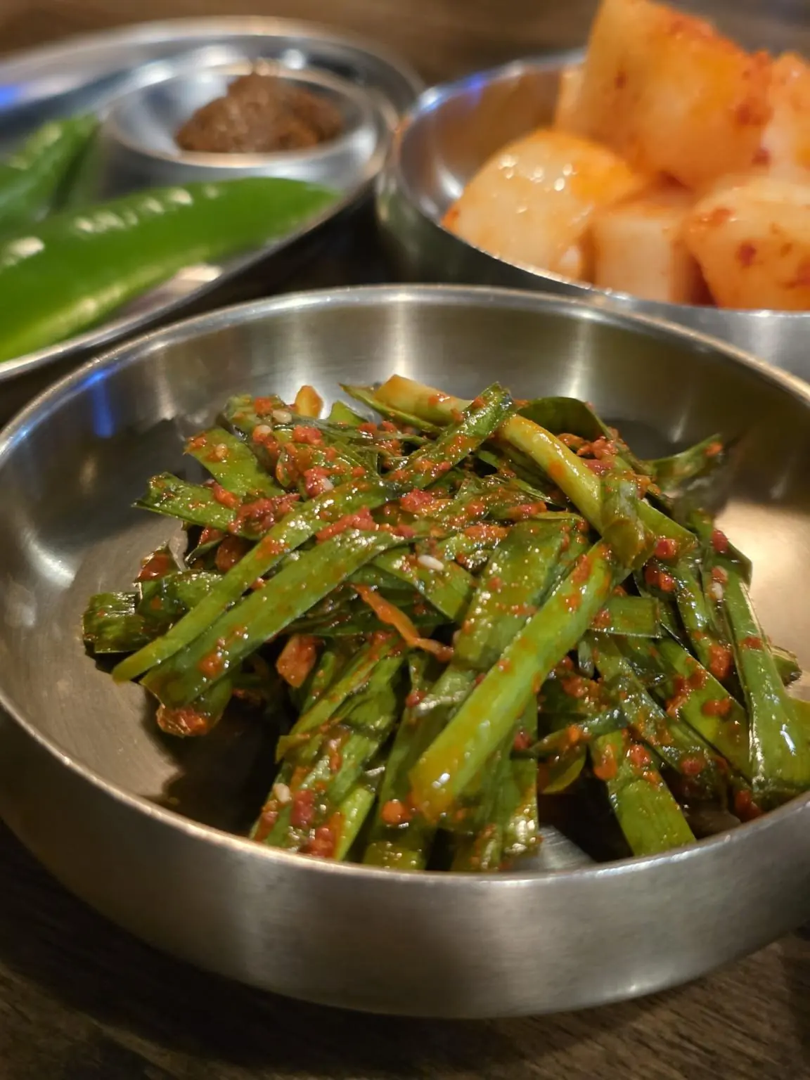Chive salad (buchu muchim) — WuRim Korean Slow Food (우림), Bangkok
