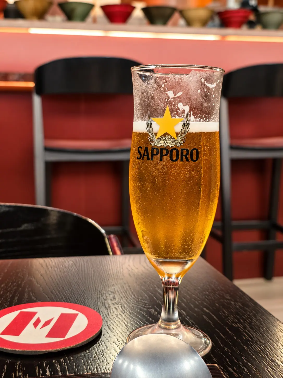 サッポロ生ビール1杯 🍺 — MENSHO TOKYO, Sukhumvit 31, Bangkok